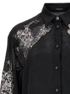 Versace Black Polyester Blouse Versace