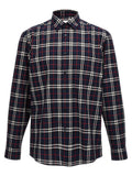 Burberry Blue Cotton Blouse Burberry