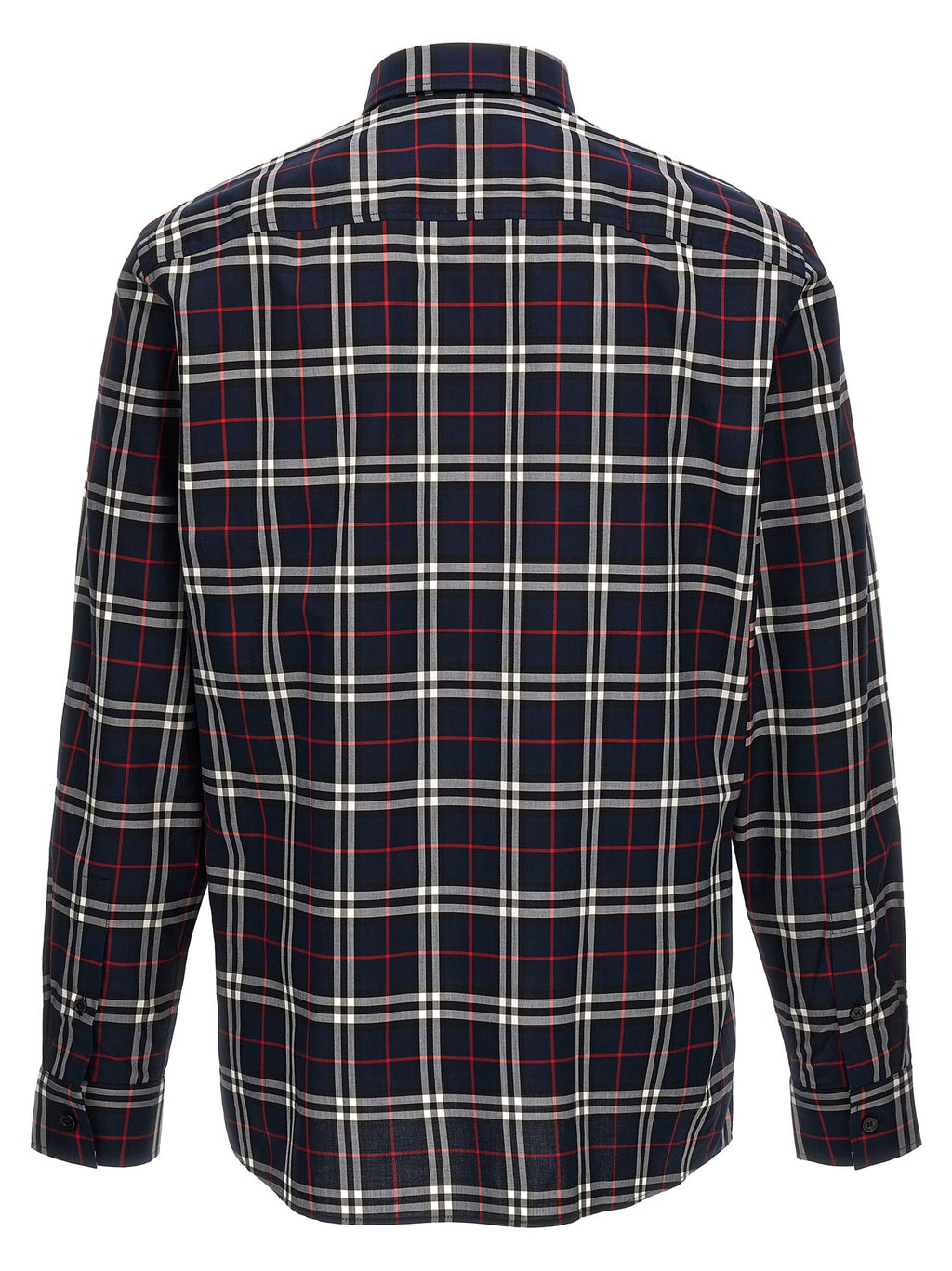 Burberry Blue Cotton Blouse Burberry