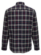 Burberry Blue Cotton Blouse Burberry