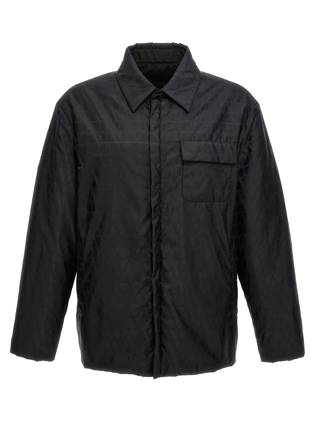Valentino Garavani Black Polyamide Jacket Valentino Garavani
