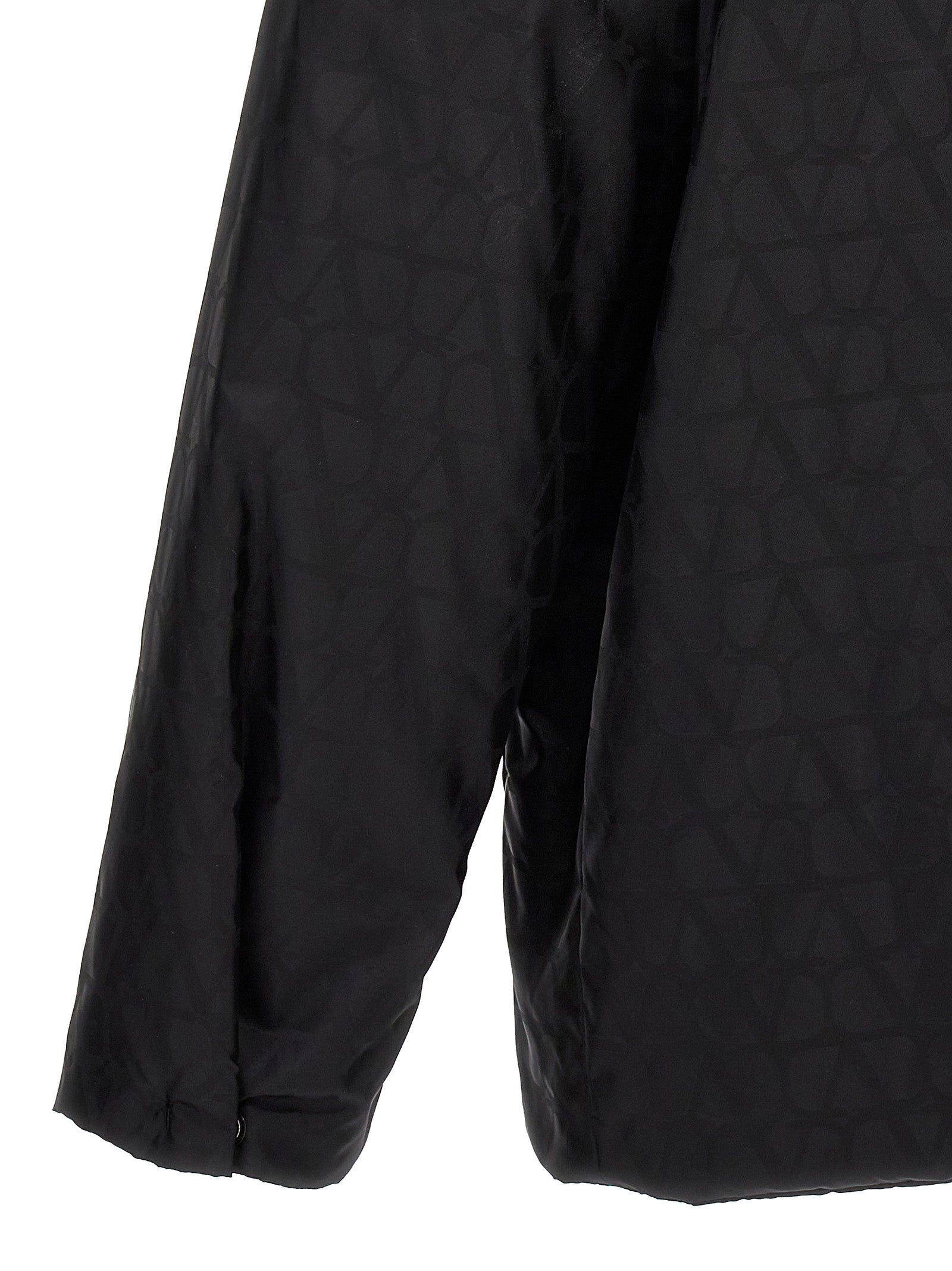 Valentino Garavani Black Polyamide Jacket Valentino Garavani