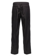 Valentino Garavani Black Polyamide Casual Pants Valentino Garavani