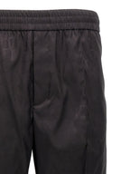 Valentino Garavani Black Polyamide Casual Pants Valentino Garavani