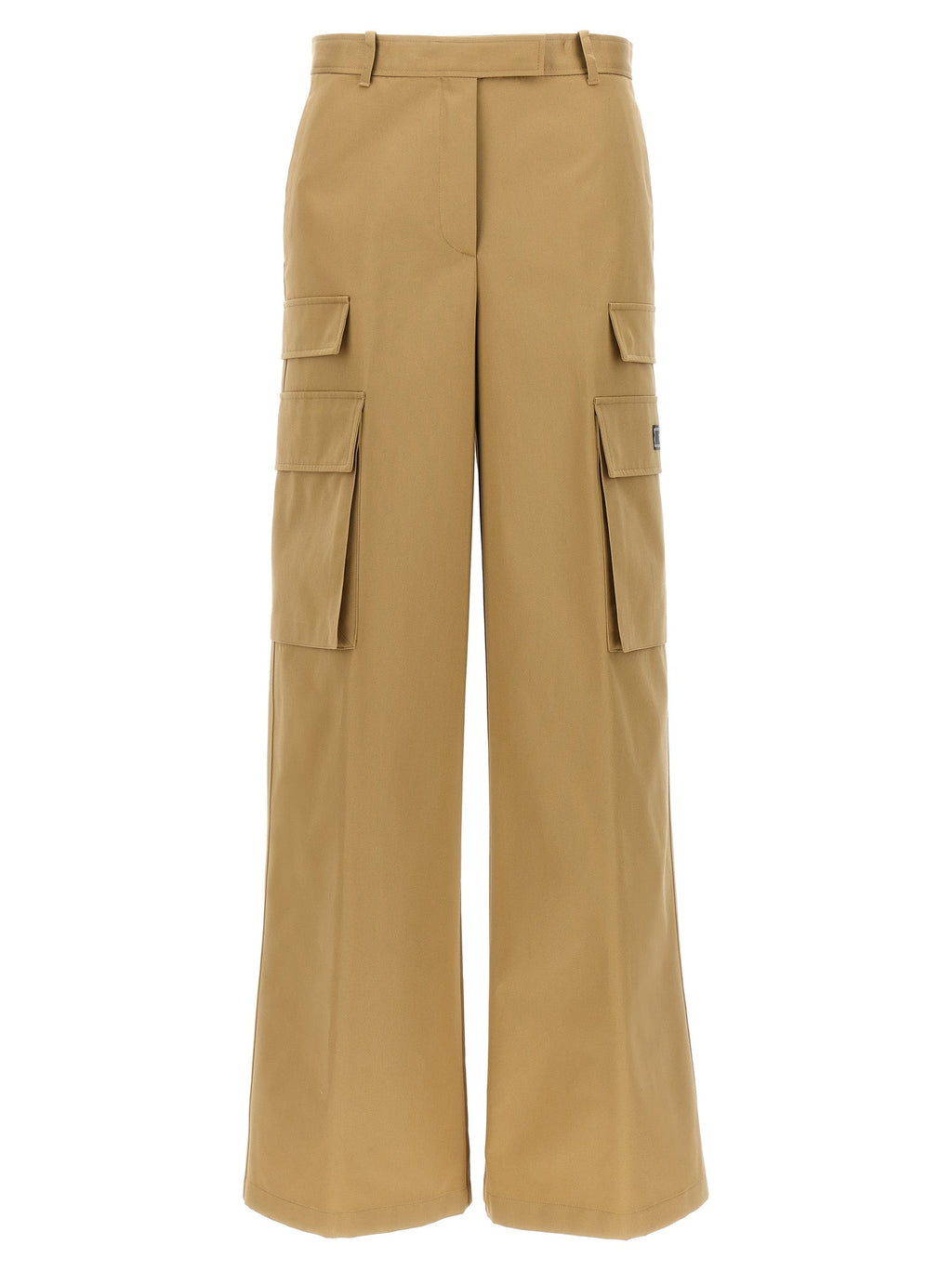 Versace Beige Cotton Cargo Pants Versace