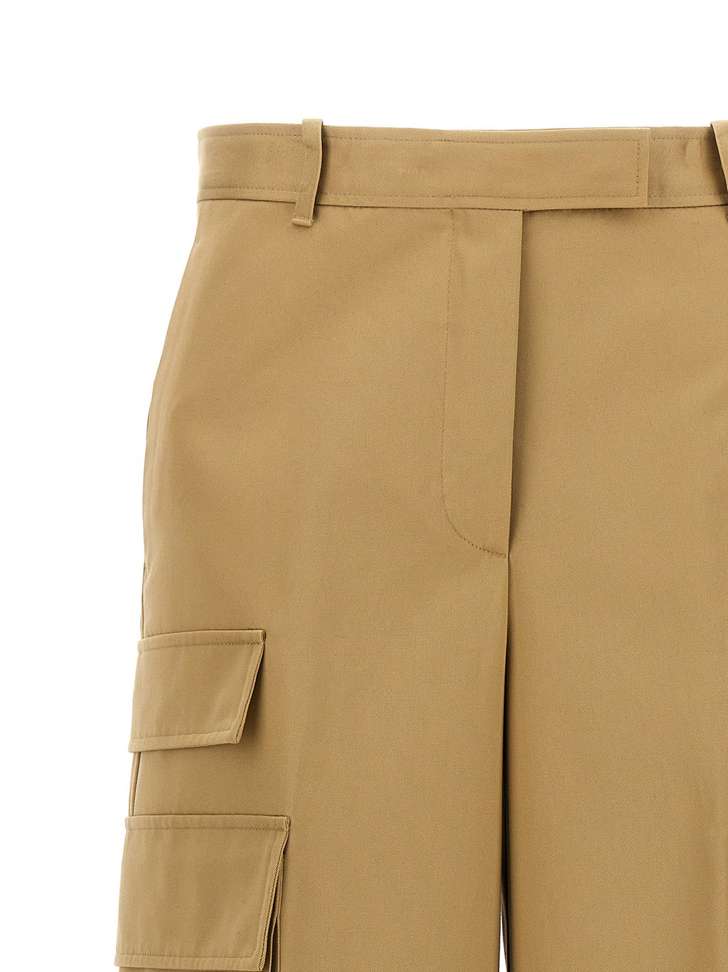 Versace Beige Cotton Cargo Pants Versace