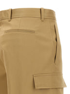 Versace Beige Cotton Cargo Pants Versace
