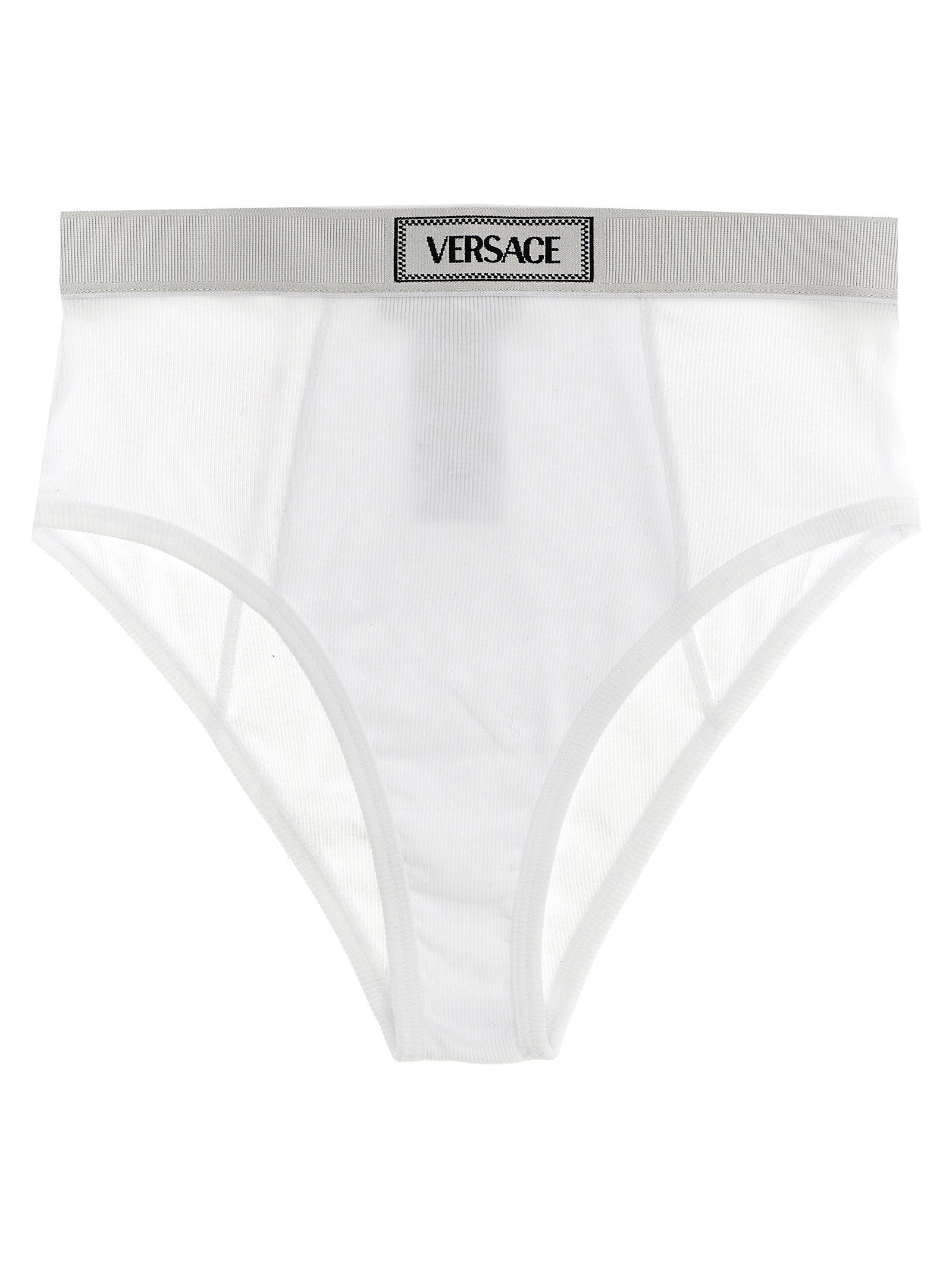 Versace White Cotton Briefs Versace