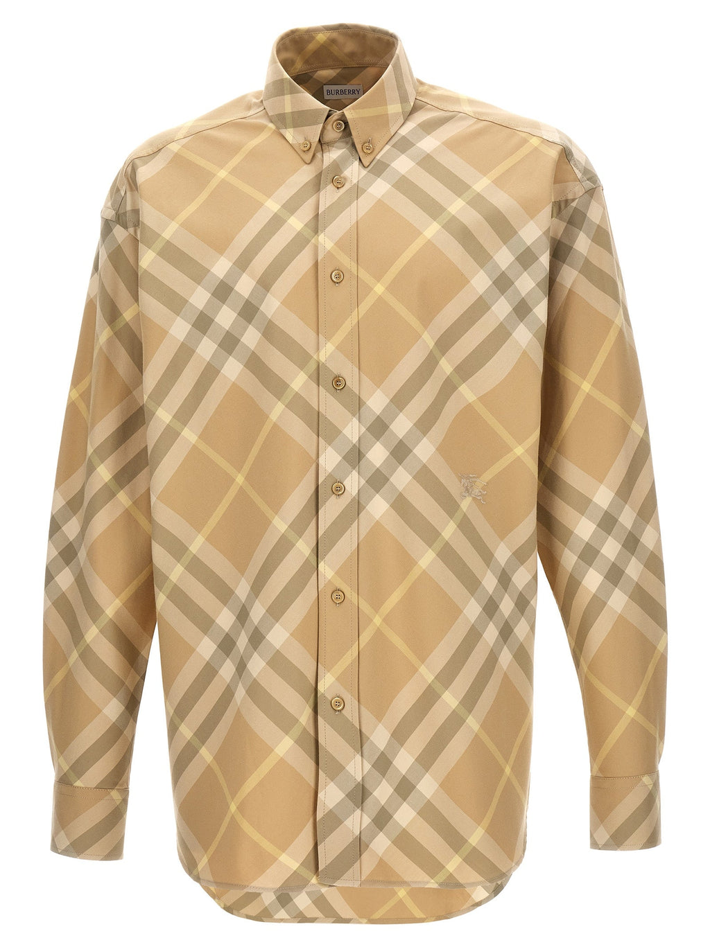 Burberry Beige Cotton Blouse Burberry