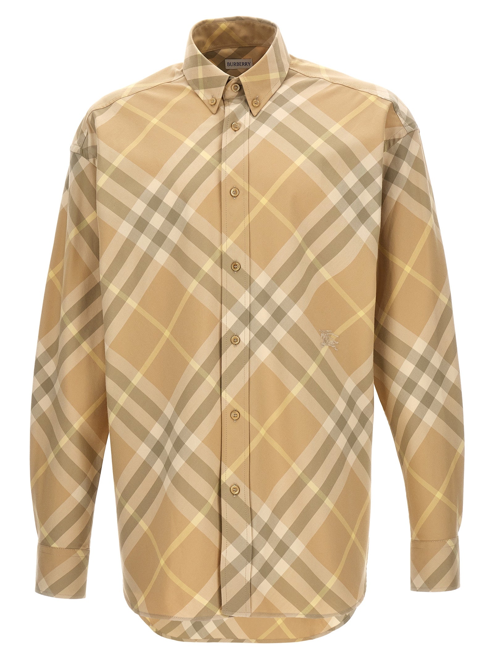 Burberry Beige Cotton Blouse Burberry