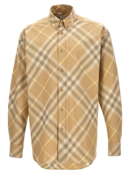 Burberry Beige Cotton Blouse Burberry