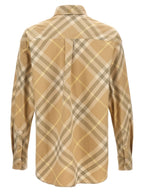 Burberry Beige Cotton Blouse Burberry