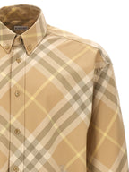 Burberry Beige Cotton Blouse Burberry