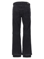 Balenciaga Black Cotton Flared Jeans Balenciaga