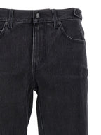 Balenciaga Black Cotton Flared Jeans Balenciaga