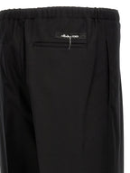 Fendi Black Virgin Wool Dress Pants Fendi