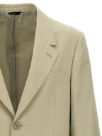 Fendi Beige Virgin Wool Blazer Fendi