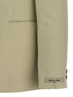 Fendi Beige Virgin Wool Blazer Fendi