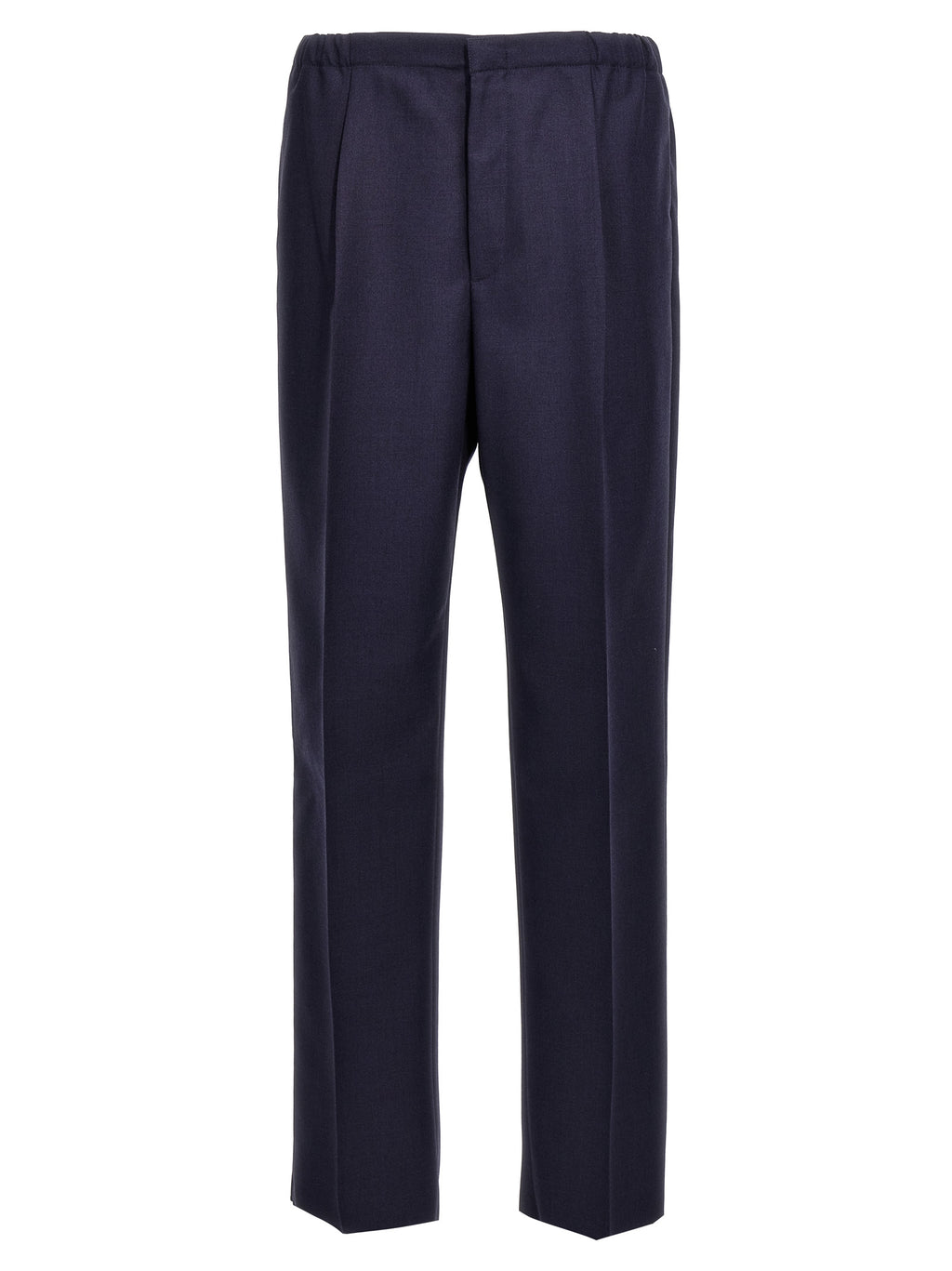 Fendi Blue Virgin Wool Pants