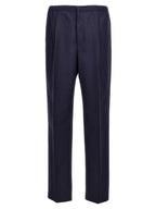 Fendi Blue Virgin Wool Pants
