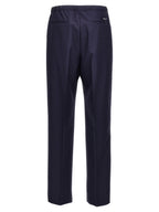 Fendi Blue Virgin Wool Pants