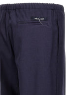 Fendi Blue Virgin Wool Pants