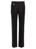 Burberry Black Virgin Wool Dress Pants Burberry