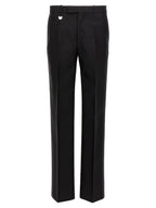 Burberry Black Virgin Wool Dress Pants Burberry