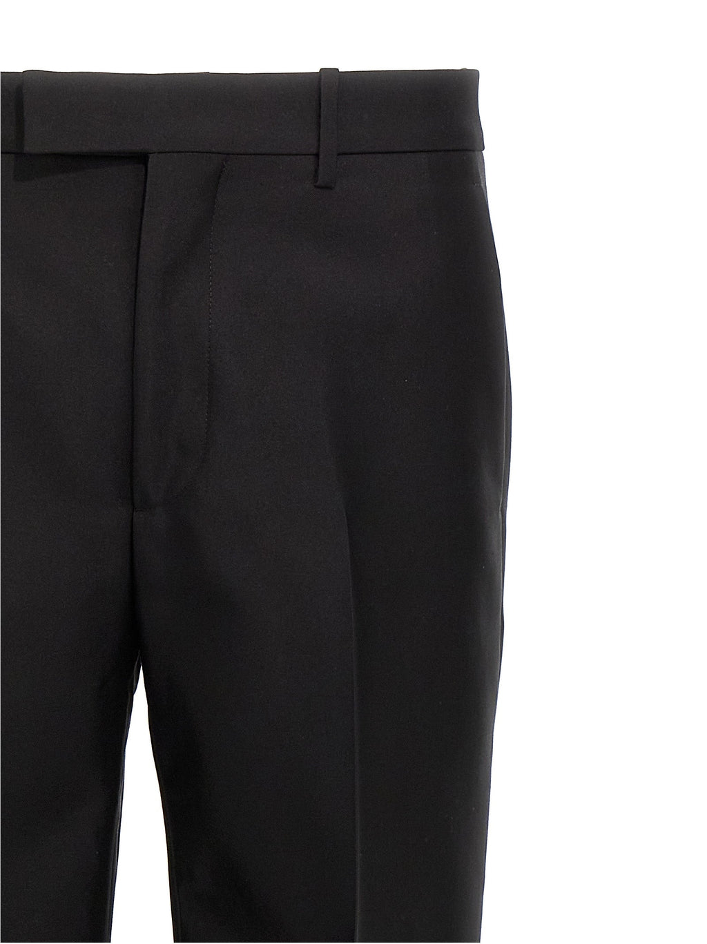 Burberry Black Virgin Wool Dress Pants Burberry