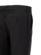 Burberry Black Virgin Wool Dress Pants Burberry