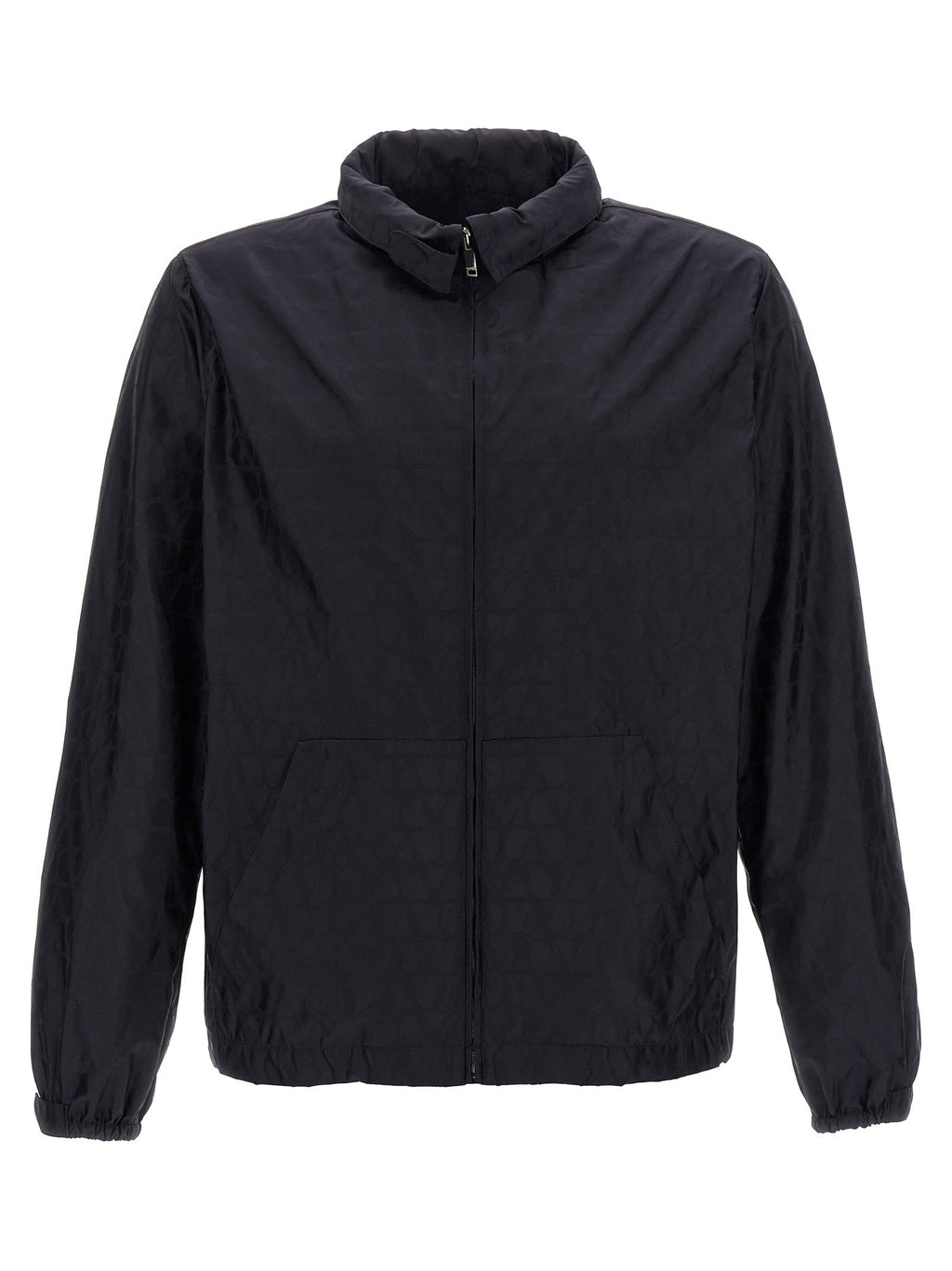 Valentino Garavani Blue Polyamide Shell Jacket Valentino Garavani