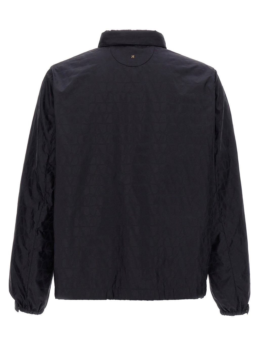 Valentino Garavani Blue Polyamide Shell Jacket Valentino Garavani