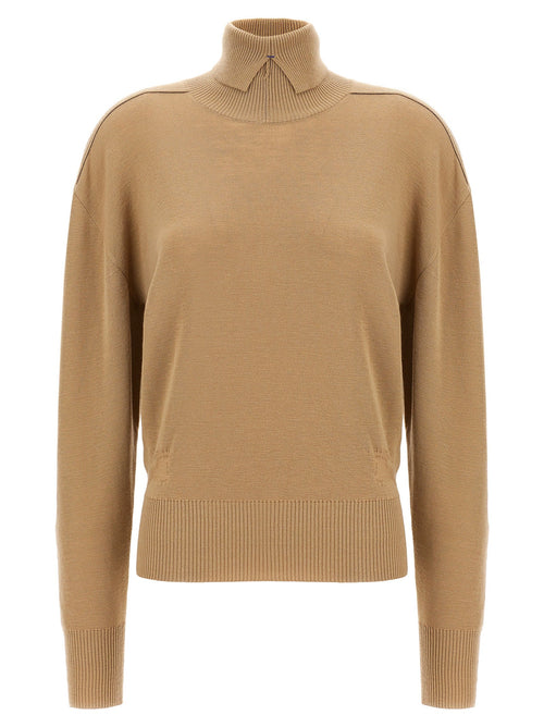 Burberry Beige Wool Cardigan Burberry