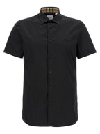 Burberry Black Cotton Blouse Burberry