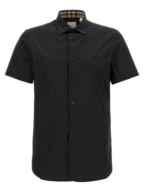 Burberry Black Cotton Blouse Burberry