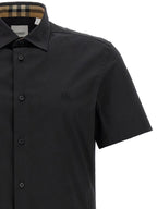 Burberry Black Cotton Blouse Burberry