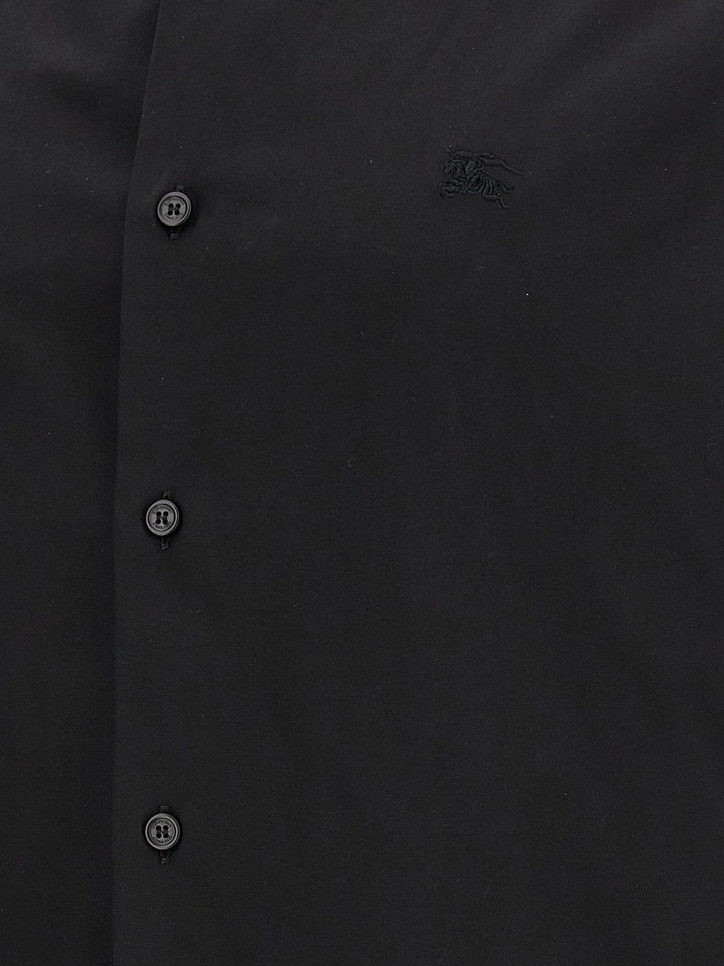 Burberry Black Cotton Blouse Burberry