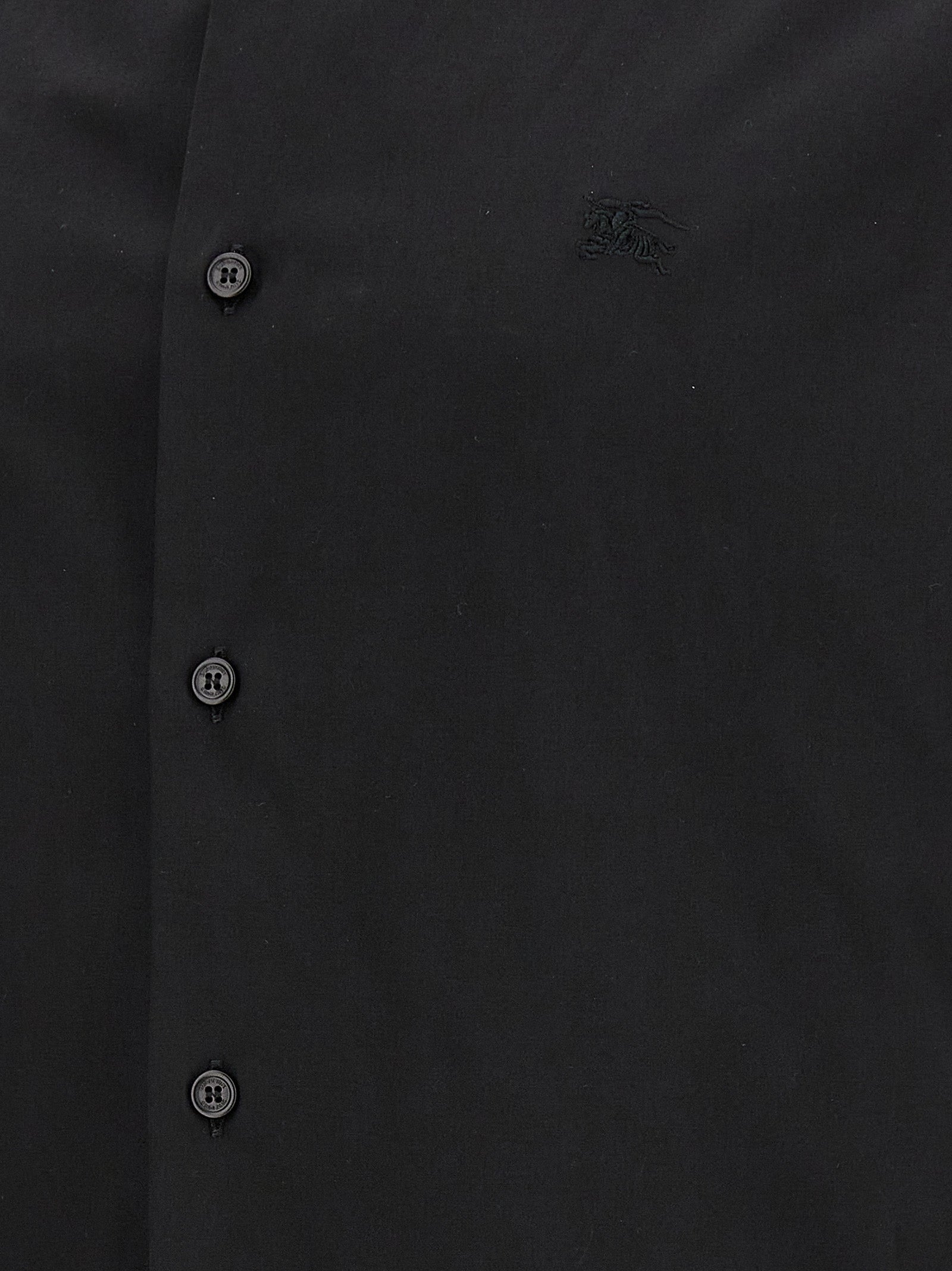 Burberry Black Cotton Blouse Burberry
