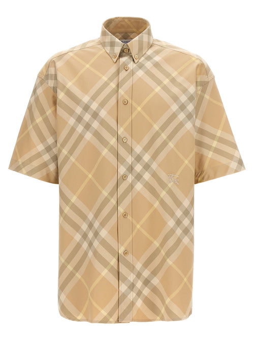 Burberry Beige Cotton Blouse Burberry