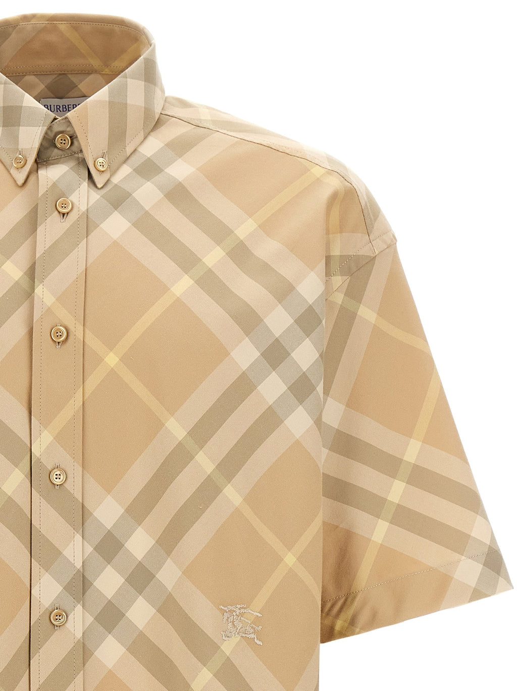 Burberry Beige Cotton Blouse Burberry