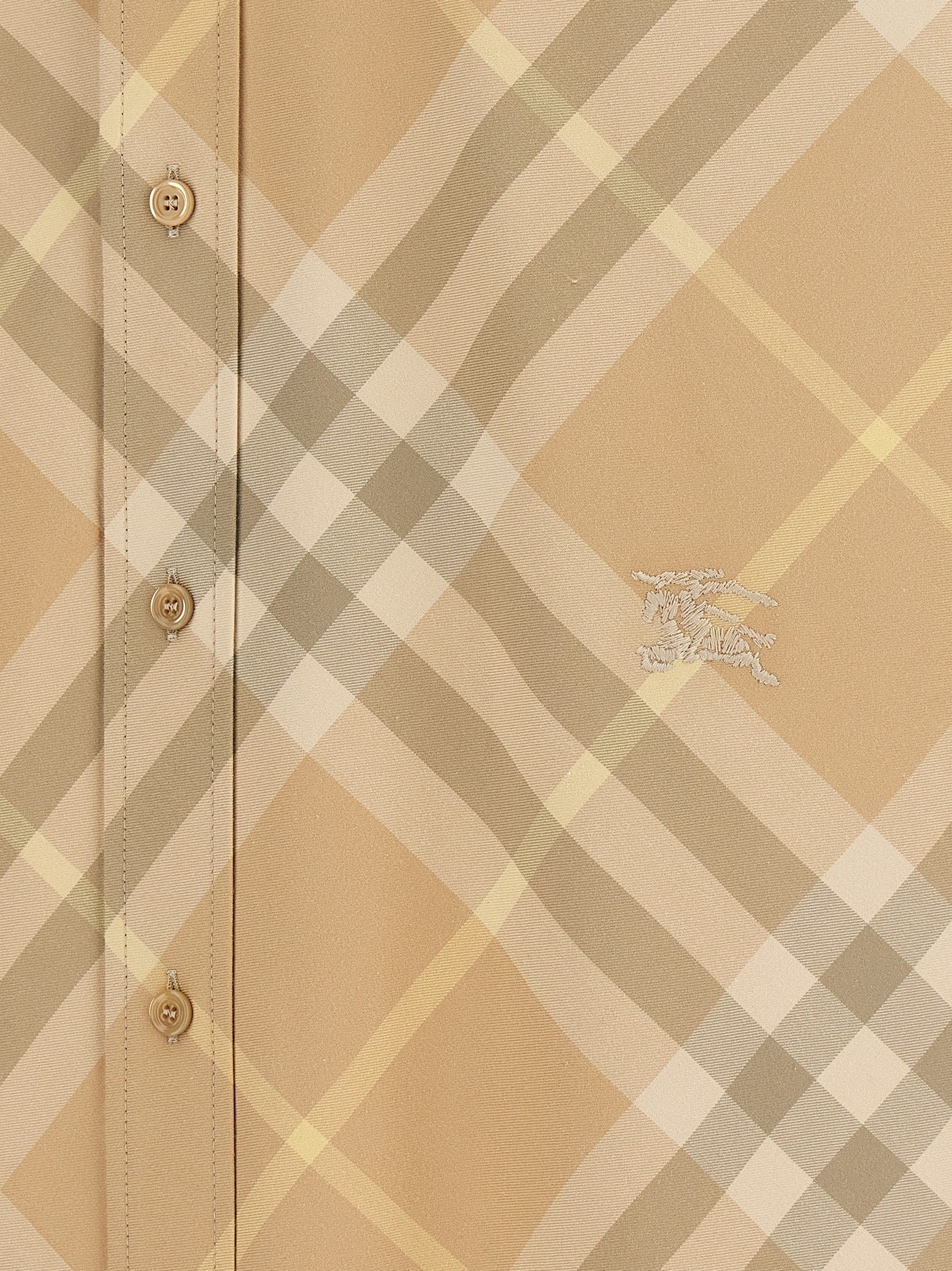 Burberry Beige Cotton Blouse Burberry