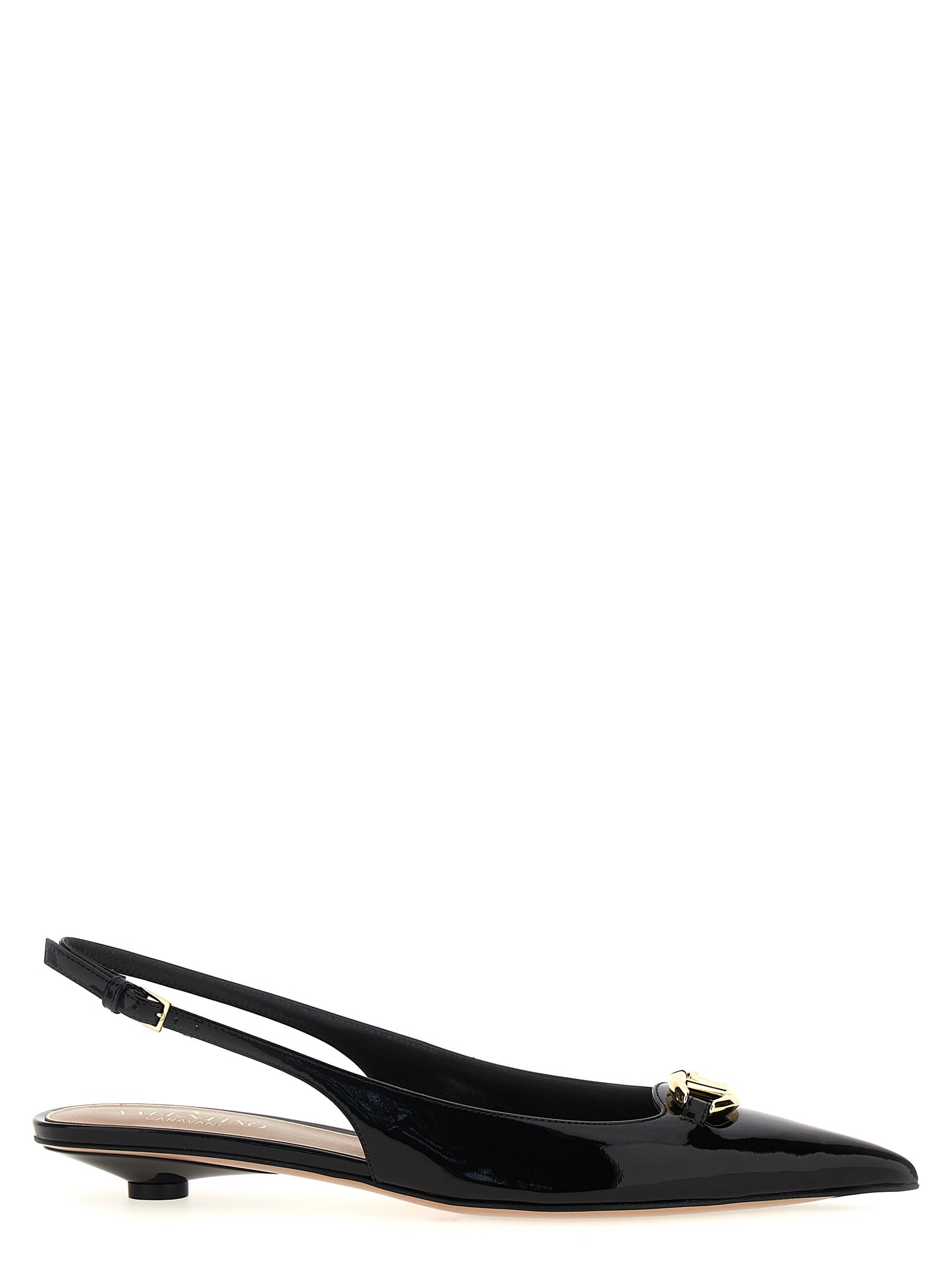 Valentino Garavani Black Calfskin Ballet Flats Valentino Garavani