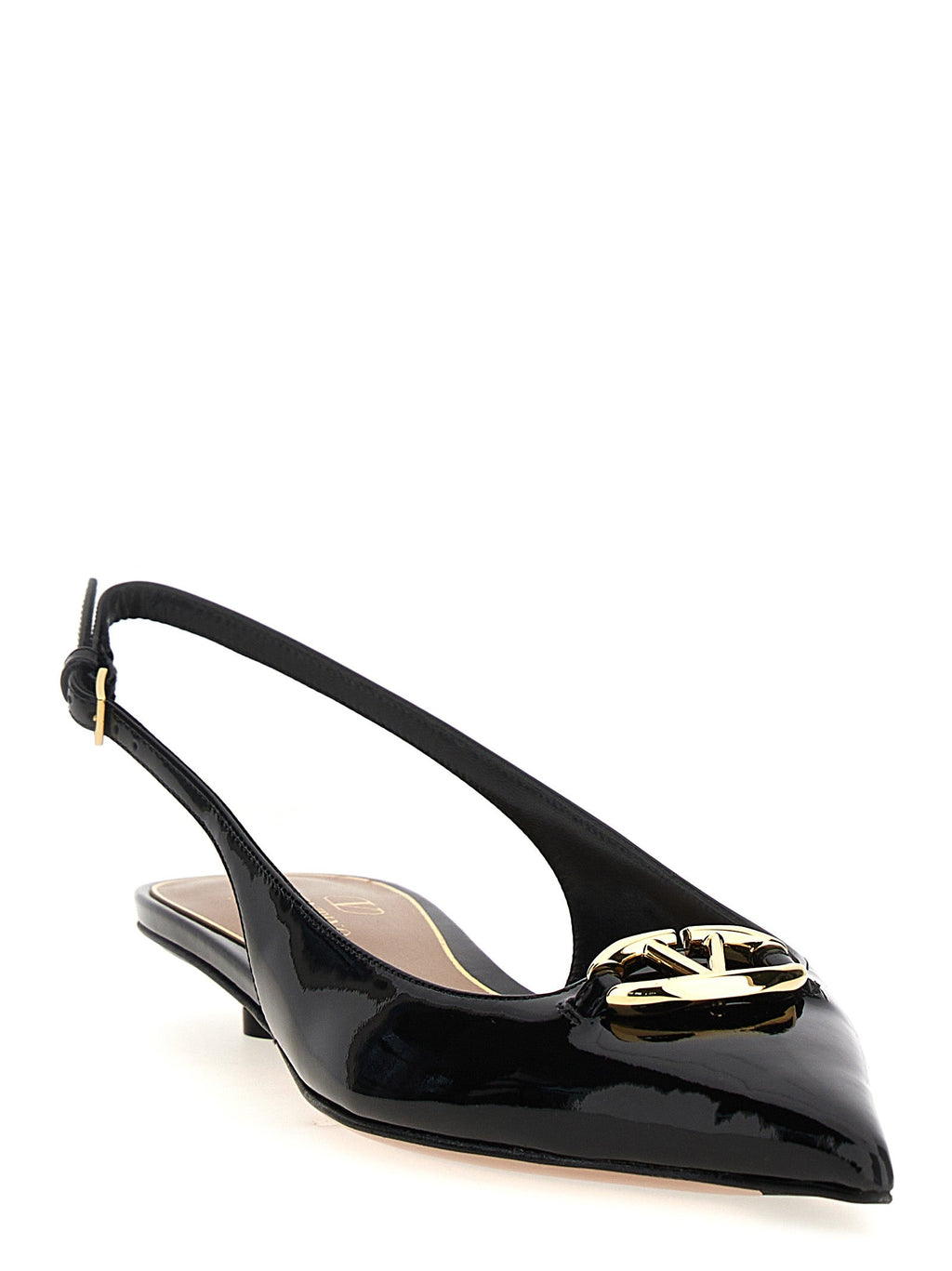 Valentino Garavani Black Calfskin Ballet Flats Valentino Garavani