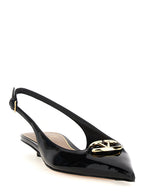 Valentino Garavani Black Calfskin Ballet Flats Valentino Garavani