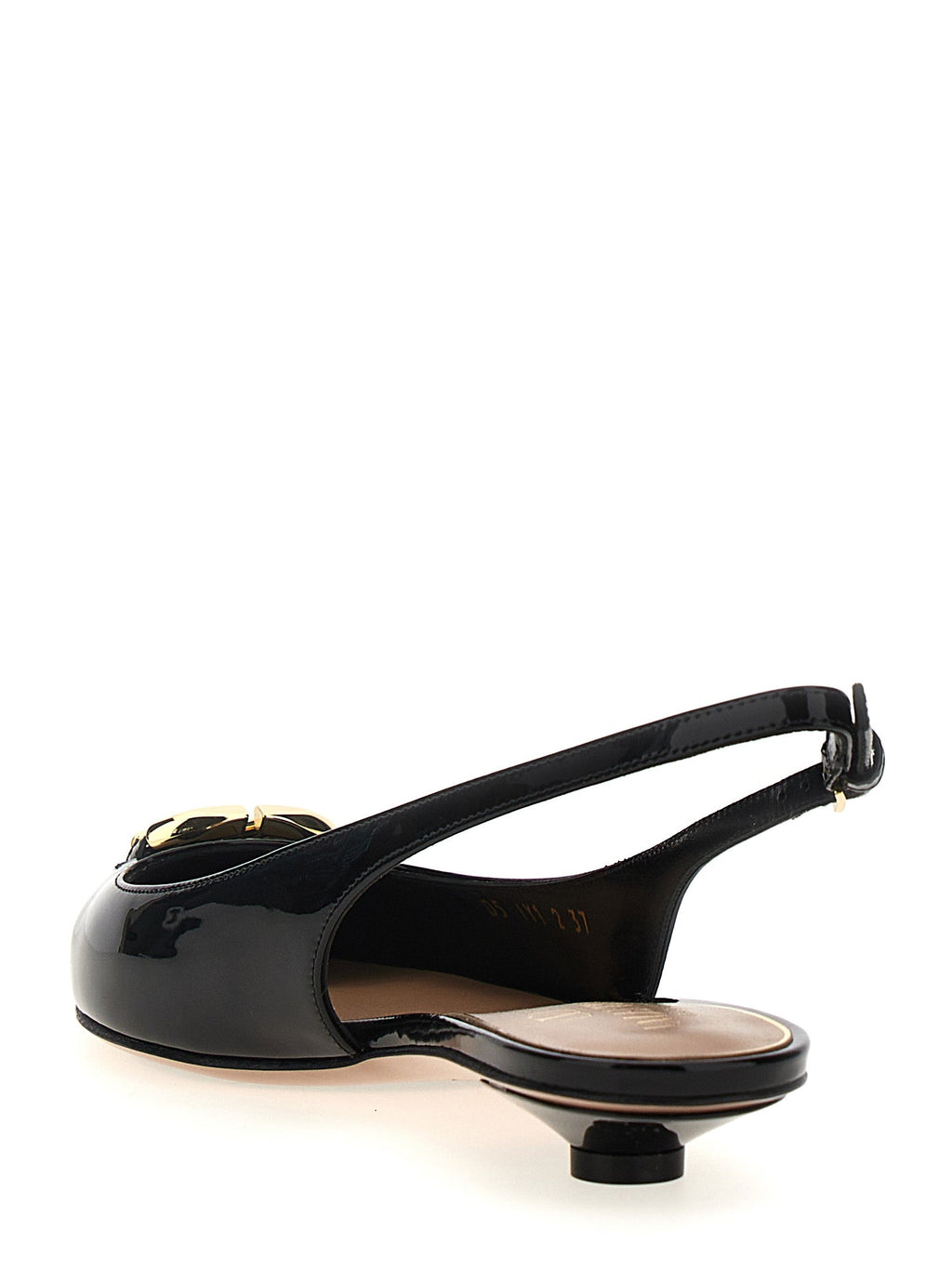 Valentino Garavani Black Calfskin Ballet Flats Valentino Garavani
