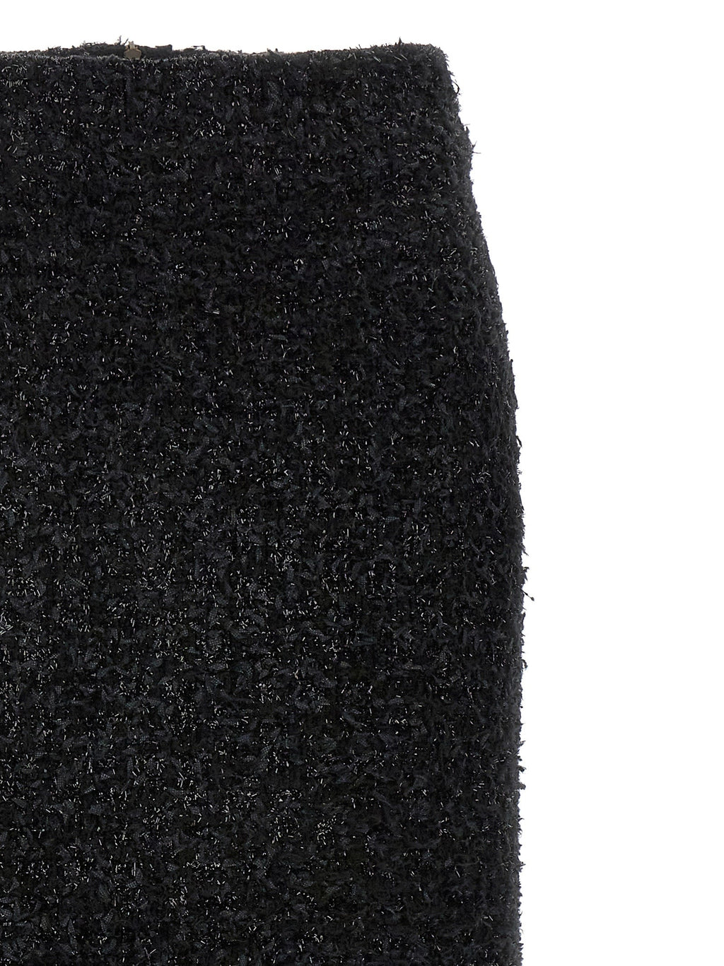Balenciaga Black Cotton Midi Skirt Balenciaga