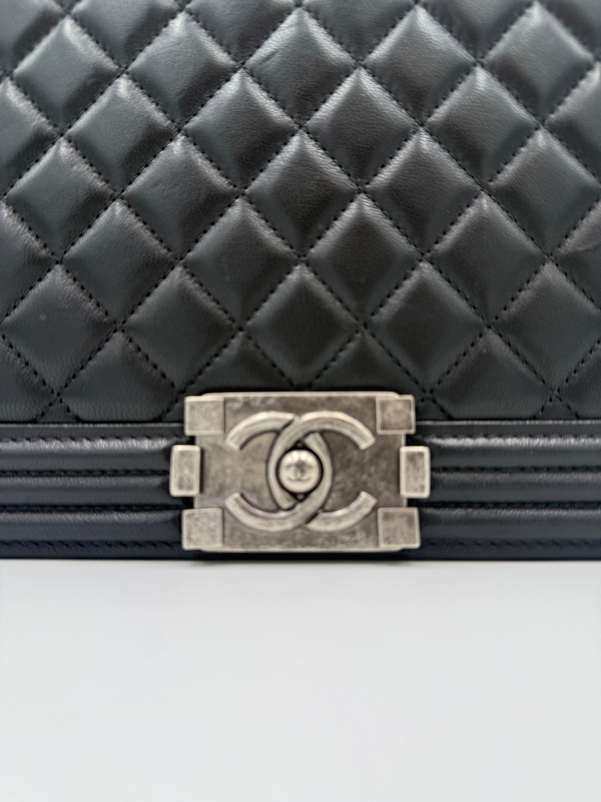 Chanel Bicolor Leather Handbag Chanel