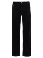 Saint Laurent Black Cotton Casual Pants Saint Laurent