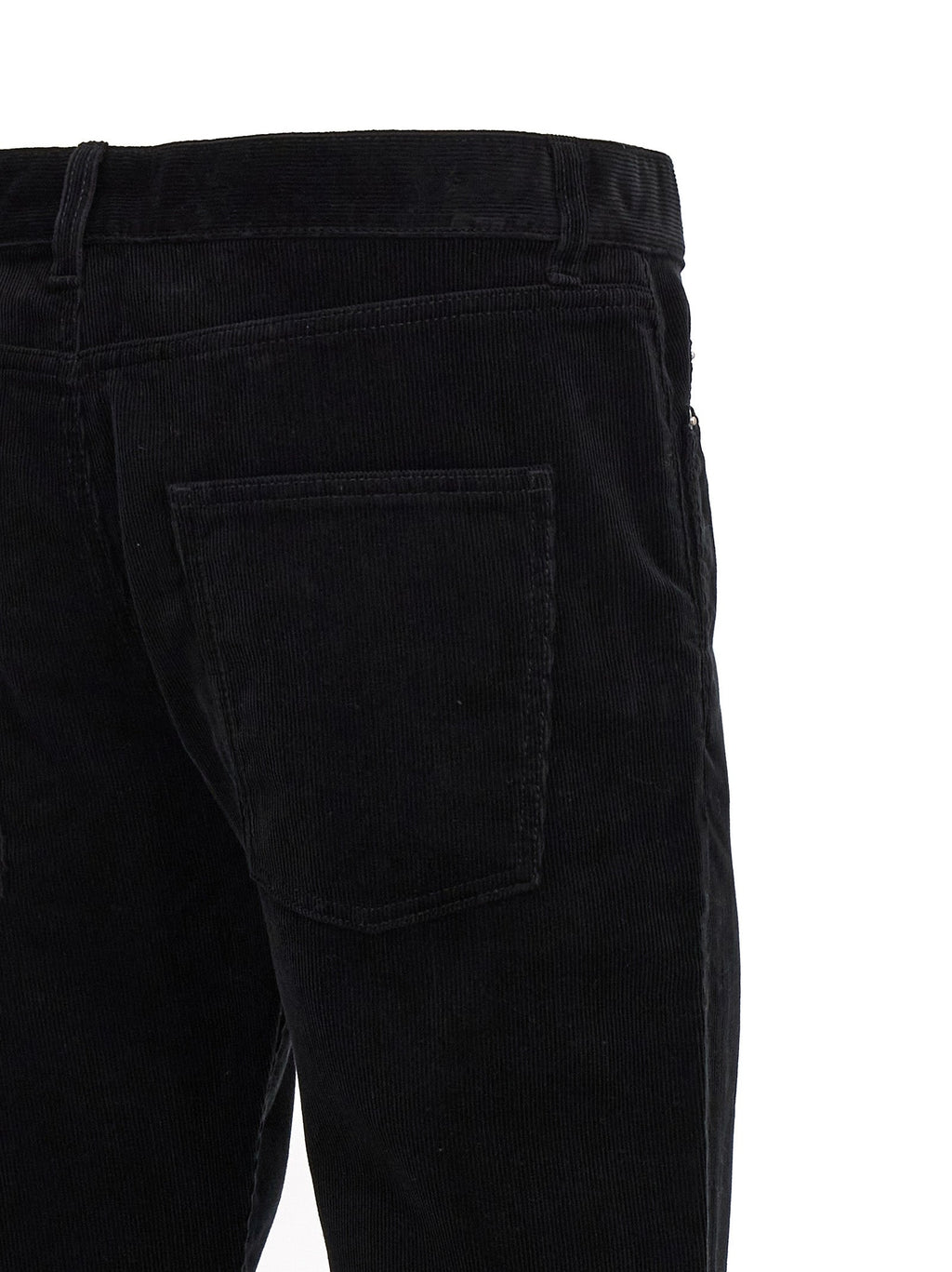 Saint Laurent Black Cotton Casual Pants Saint Laurent