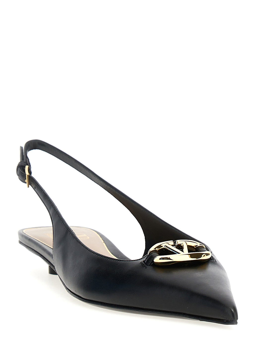 Valentino Garavani Black Calfskin Ballet Flats Valentino Garavani